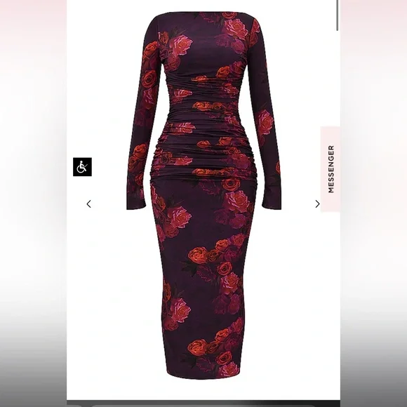 House of CB Lanetta Georgette Dress - Picture 4 of 8